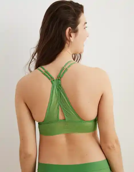 Bralette Aerie Verde Talla Medium American Eagle 16982943