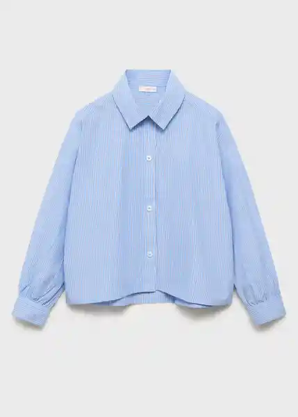 Camisa Alicia Azul Talla 12 Niña Mango