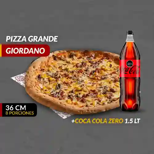 Pizza Giordano (g) + Gaseosa 1,5l