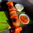 Pincho de Butifarra y Chorizo