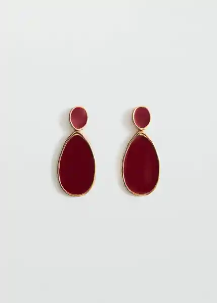 Pendientes Filo Granate Talla 99 Mujer Mango