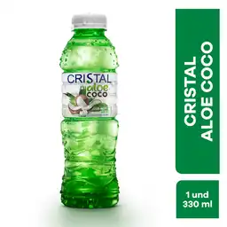 Cristal Agua Aloe Coco 330 mL