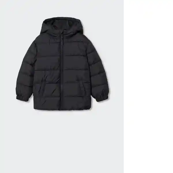 Anorak America3 Negro Talla 12 Niños Mango