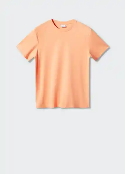 Camiseta Cherlo-H Naranja Pastel Talla XS Hombre Mango