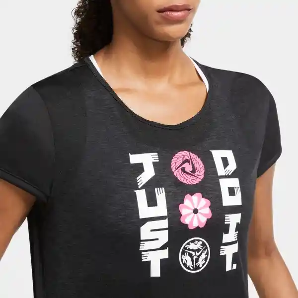 Nike Camiseta Icnclsh Mujer Negro Talla L Ref: CU3040-010