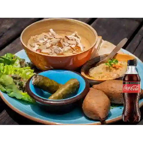 Plato Fuerte Mixto + Coca Cola Zero 400ml