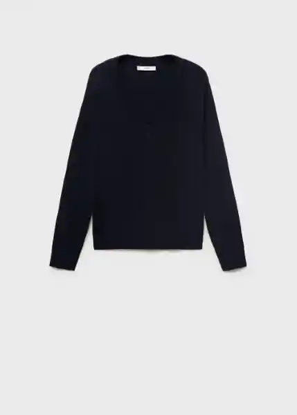 Jersey Luccav Navy Talla M Mujer Mango
