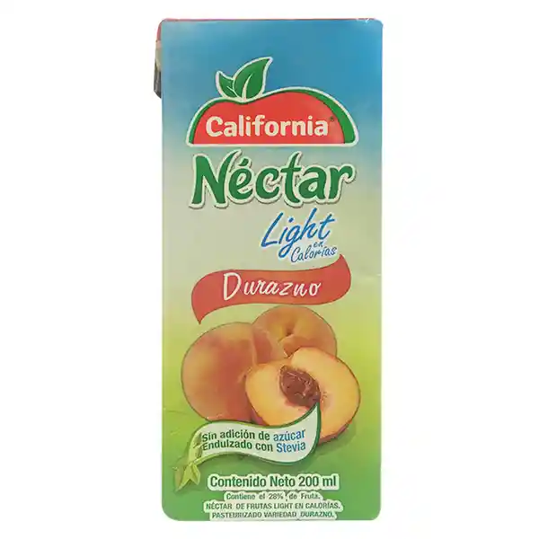 Nectar California Light Durazno Tetrapack