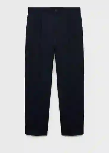 Pantalón William Navy Talla 38 Hombre Mango