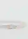 Cinturón Mirta Crudo Talla S Mujer Mango