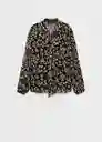 Blusa Belle Negro Talla XS  Mujer Mango