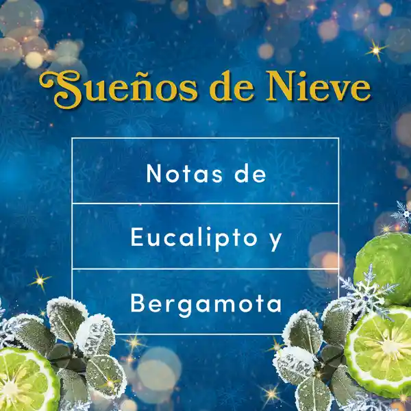 Glade Ambientador Aceites Naturales Sueños de Nieve 3 x 21 mL