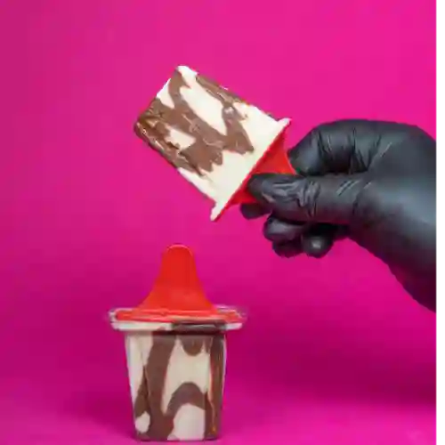 Helado Vainilla y M&m
