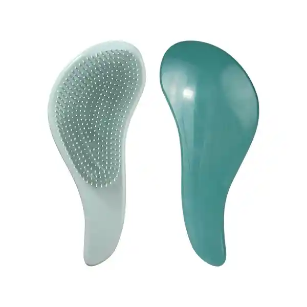 Cepillo Para el Cabello Bicolor Suave Verde Miniso