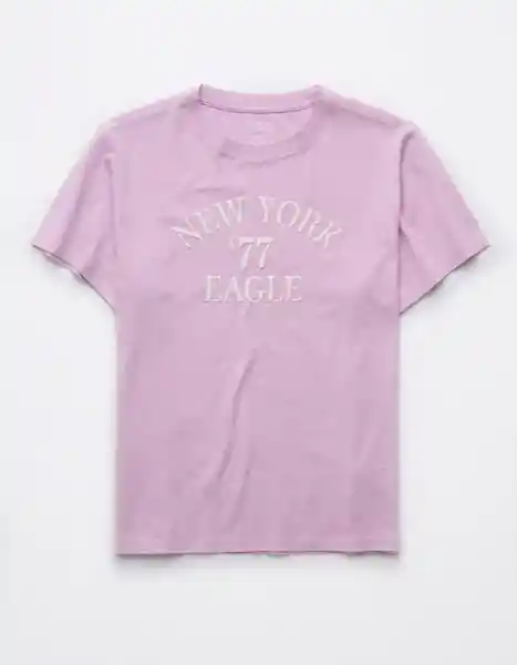 Camiseta Mujer Morado Talla SMALL 9931580 American Eagle