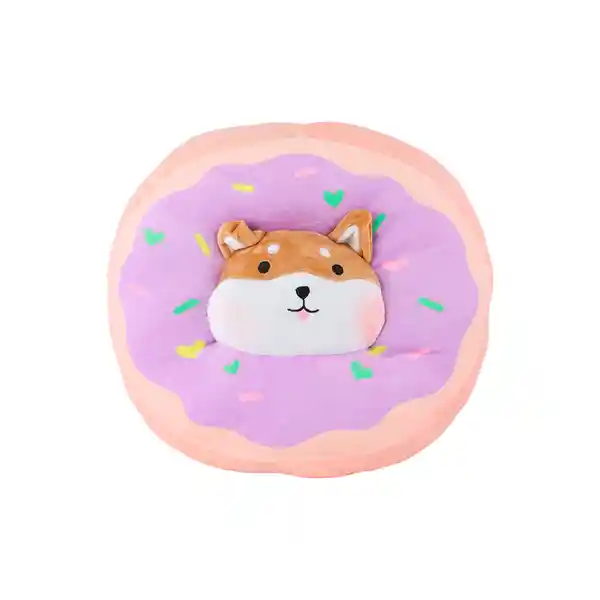 Almohada en Forma de Dona Shiba Inu Serie Miniso