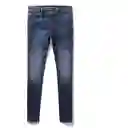 Jean Athletic Skinny Azul Talla: 38 x 32 American Eagle
