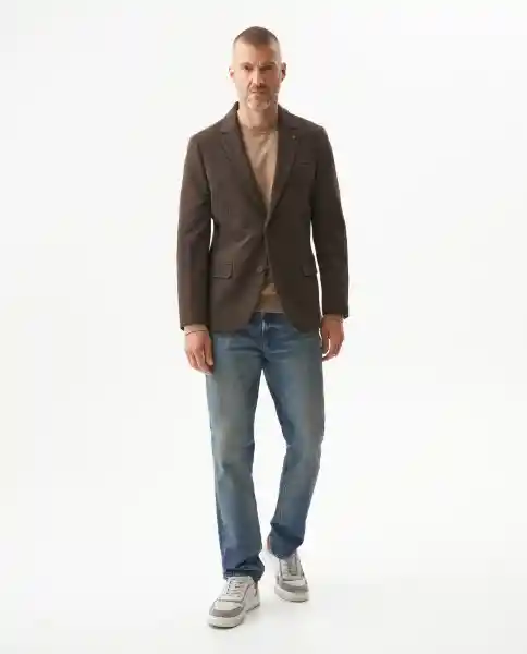 Blazer Continuativo Café Delicioso Ultraoscuro Talla M Chevignon