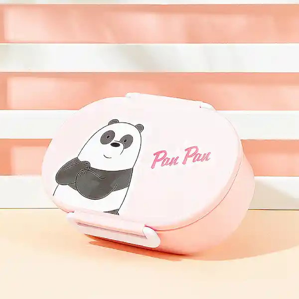 Miniso Contenedor Para Comida Panda Osos Escandalosos