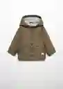 Abrigo Parka Marc Khaki Talla 69 Niños Mango