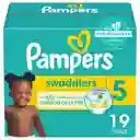 Pañal Desechables Pampers Swaddlers Etapa 5 19 Und​