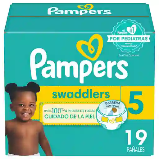 Pañal Desechables Pampers Swaddlers Etapa 5 19 Und​