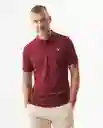 Camiseta Polo Muscle Rojo Zinfandel Oscuro L Chevignon
