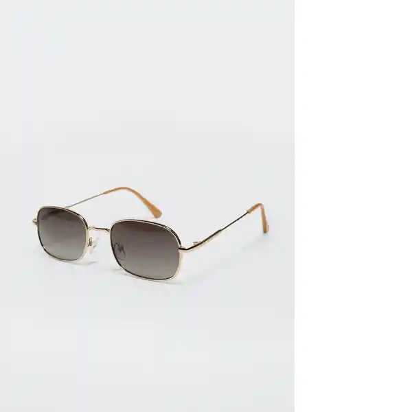 Gafas De Sol Sarai Oro Talla 99 Mujer Mango