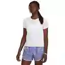 Under Armour Camiseta Streaker ss Mujer Blanco LG 1382434-100