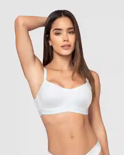 Brasier Básico Mujer Color Blanco Talla 38