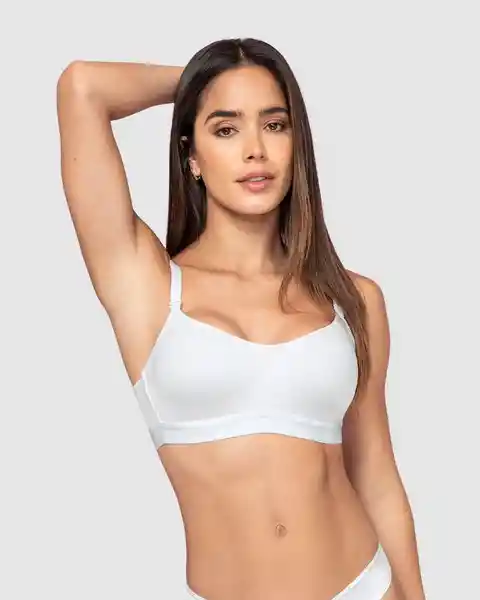 Brasier Básico Mujer Color Blanco Talla 38