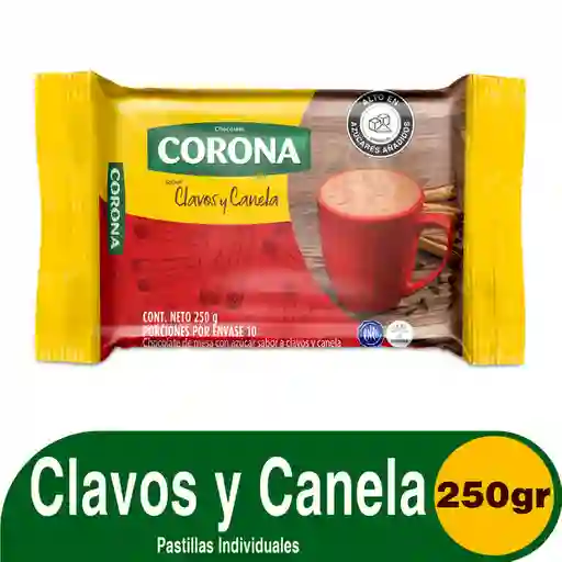 Corona Chocolate de Mesa Sabor Clavos y Canela