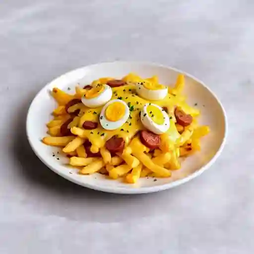 Salchipapa especial