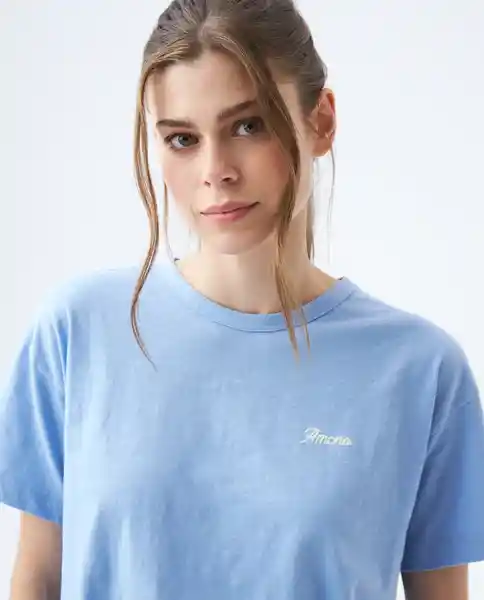  Camiseta Mujer Morado Talla L 602E013 AMERICANINO 