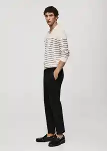 Pantalón Barna Negro Talla 38 Hombre Mango