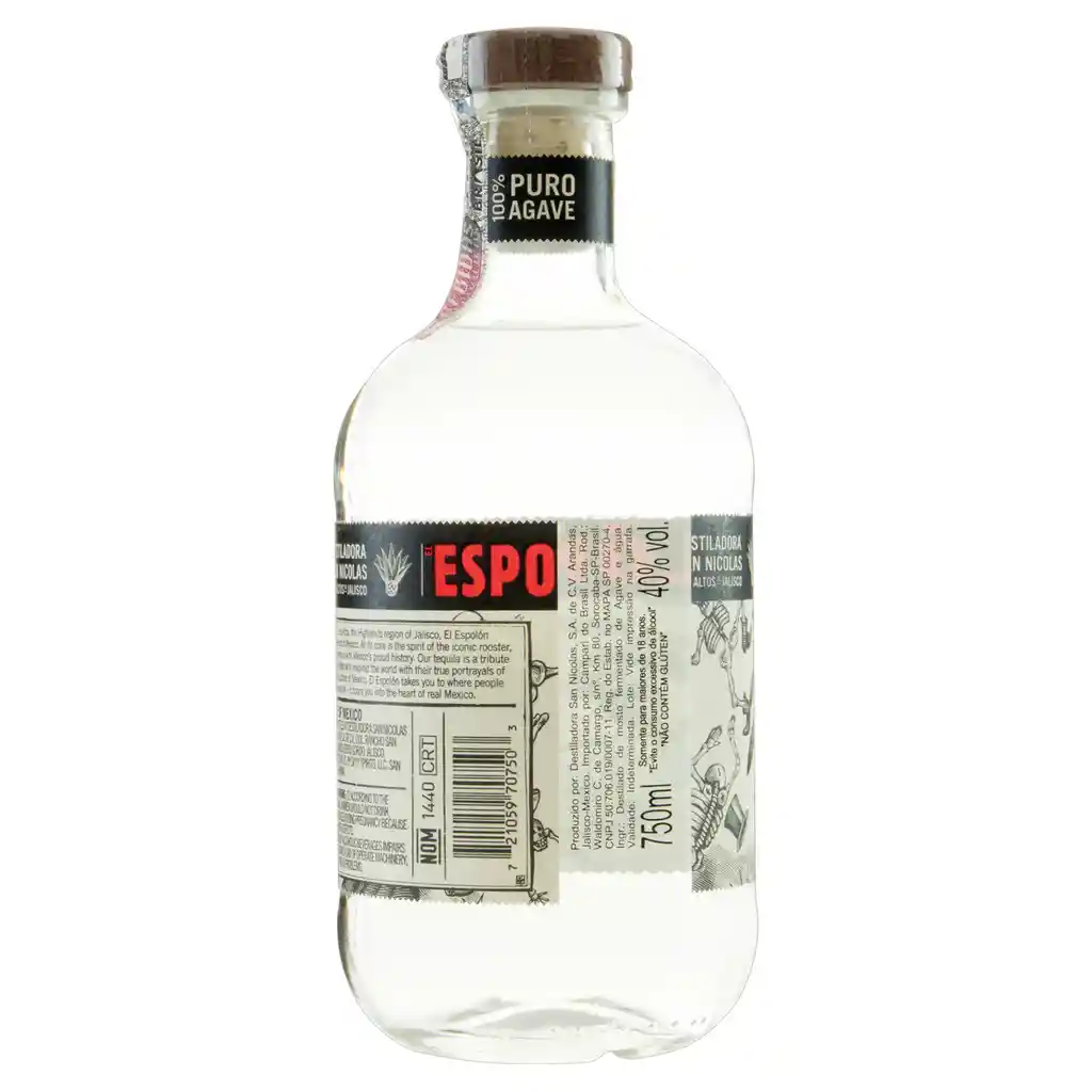 El Espolón Tequila Blanco 