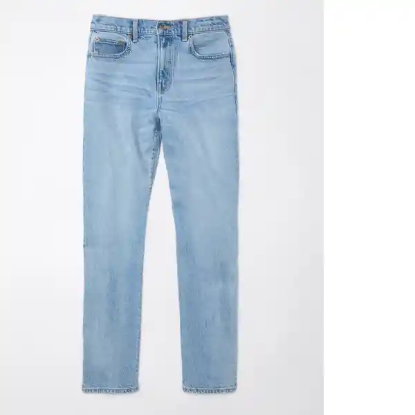 Jean Straight Mujer Azul Talla: 00 Regular American Eagle