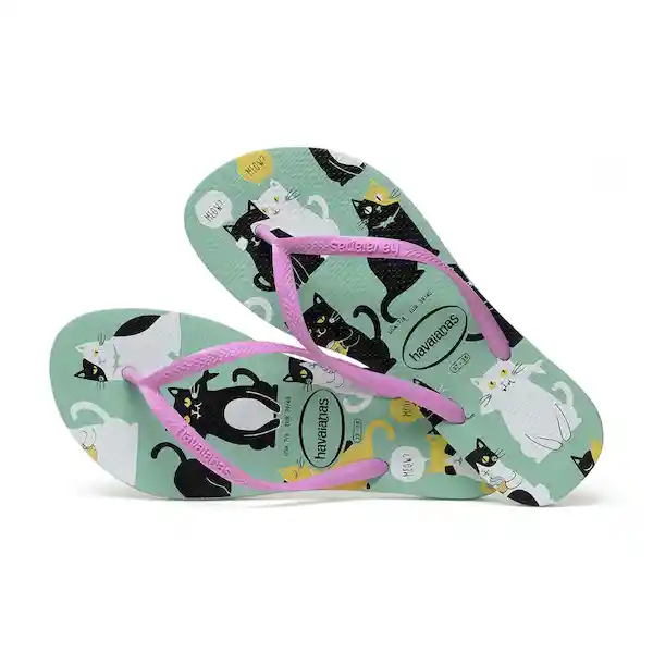 Havaianas Sandalias Slim Pets Mujer Talla 41-42 7893249056098