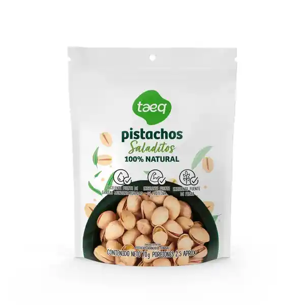 Dulce Pistacho Saladito Natural 100% Taeq