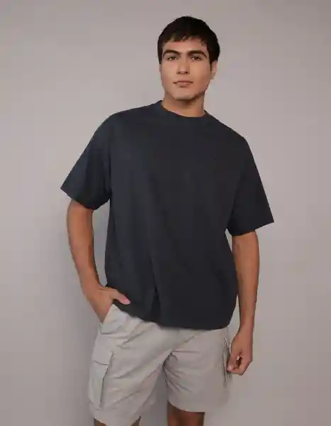 Camiseta Hombre Negro Talla: LARGE 3664167 American Eagle