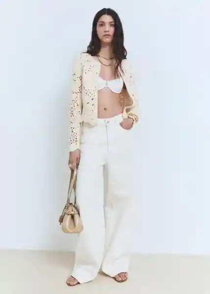 Chaqueta Isabel Crudo Talla S Mujer Mango