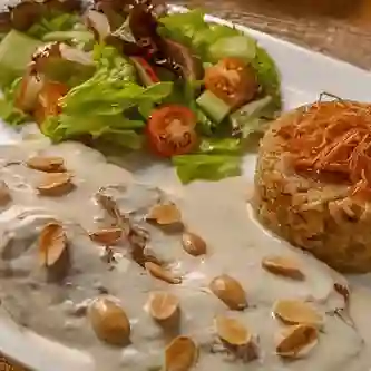 Pescado al tahini