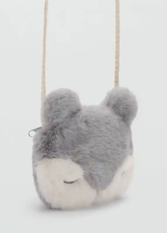 Bolso Fox Gris Talla 99 Niñas Mango