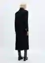 Abrigo Milions Negro Talla XL Mujer Mango