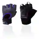 K6 Guantes Para Gimnasio De Cuero Gym Titanium Azul Talla S