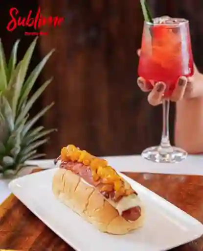 Hot Dog Italo Hawaiano Suizo