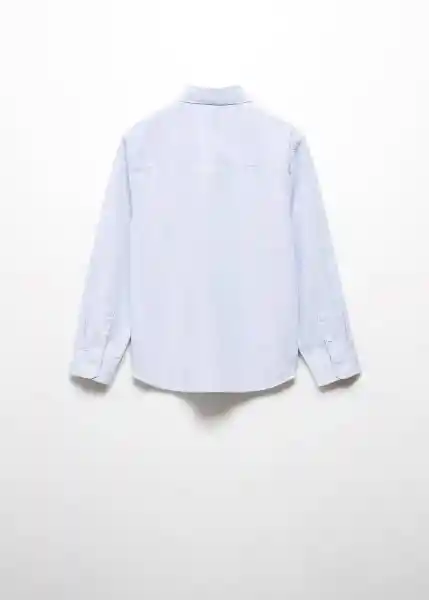 Camisa Aritz Celeste Talla 11 Niños Mango