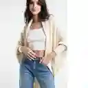  Saco Tejido Marina Crudo Marfil Claro Talla Xss Naf-Naf 