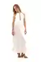 Vestido Largo Aurelia Marfil Talla XS Mercedes Campuzano