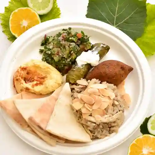 Del oriente-arroz de almendras